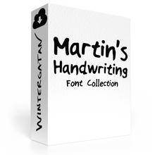 Load image into Gallery viewer, Martin's Handwriting Font Collection